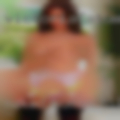 Naked woman hiker